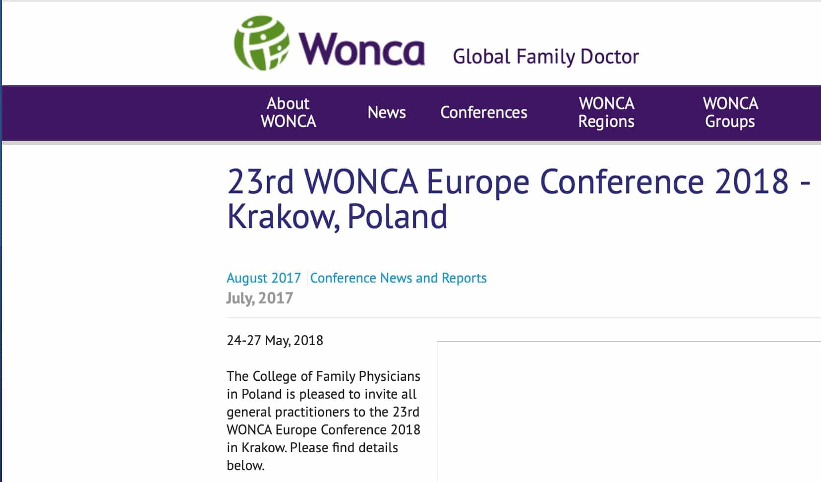 23rd wonca Europe Conference 2018_3